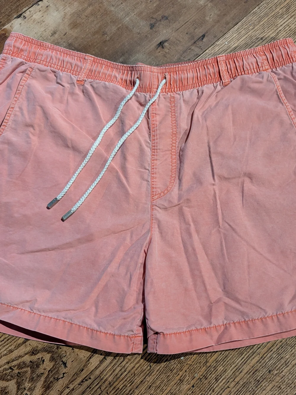 Southern Marsh Coral Pink Men's Swim Trunks
